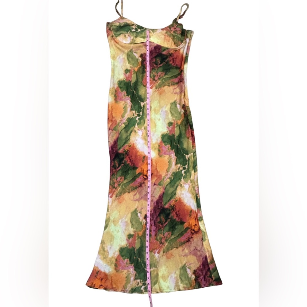 Micas Elegant Multicolor Spaghetti Strap Dress - image 5